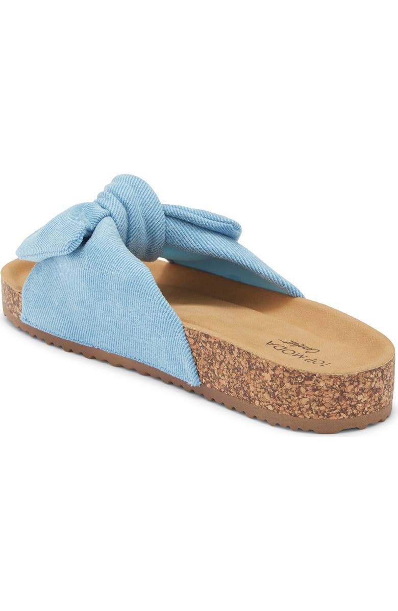 TOP MODA Cory Slide Sandal, Alternate, color, Blue Denim