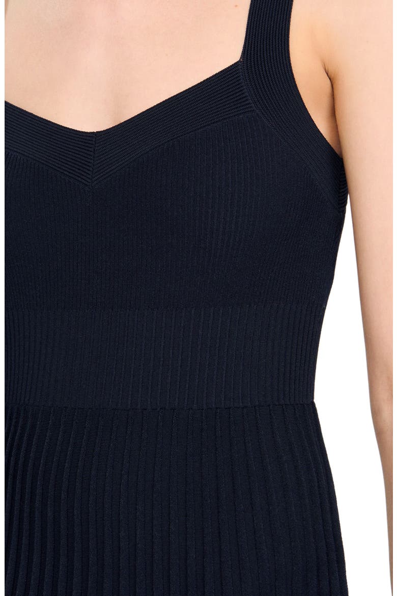Short knit dress, Alternate, color, Navy blue