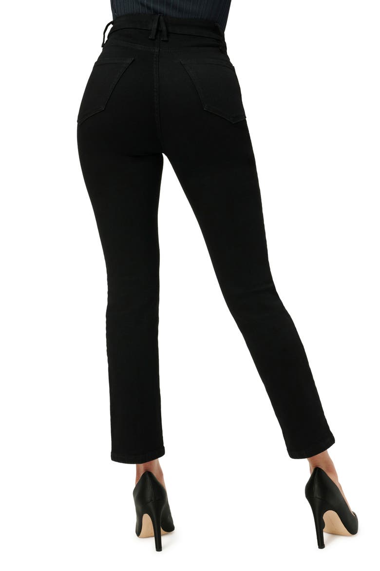 Always Classic High Waist Straight Leg Jeans, Alternate, color, BLACK165