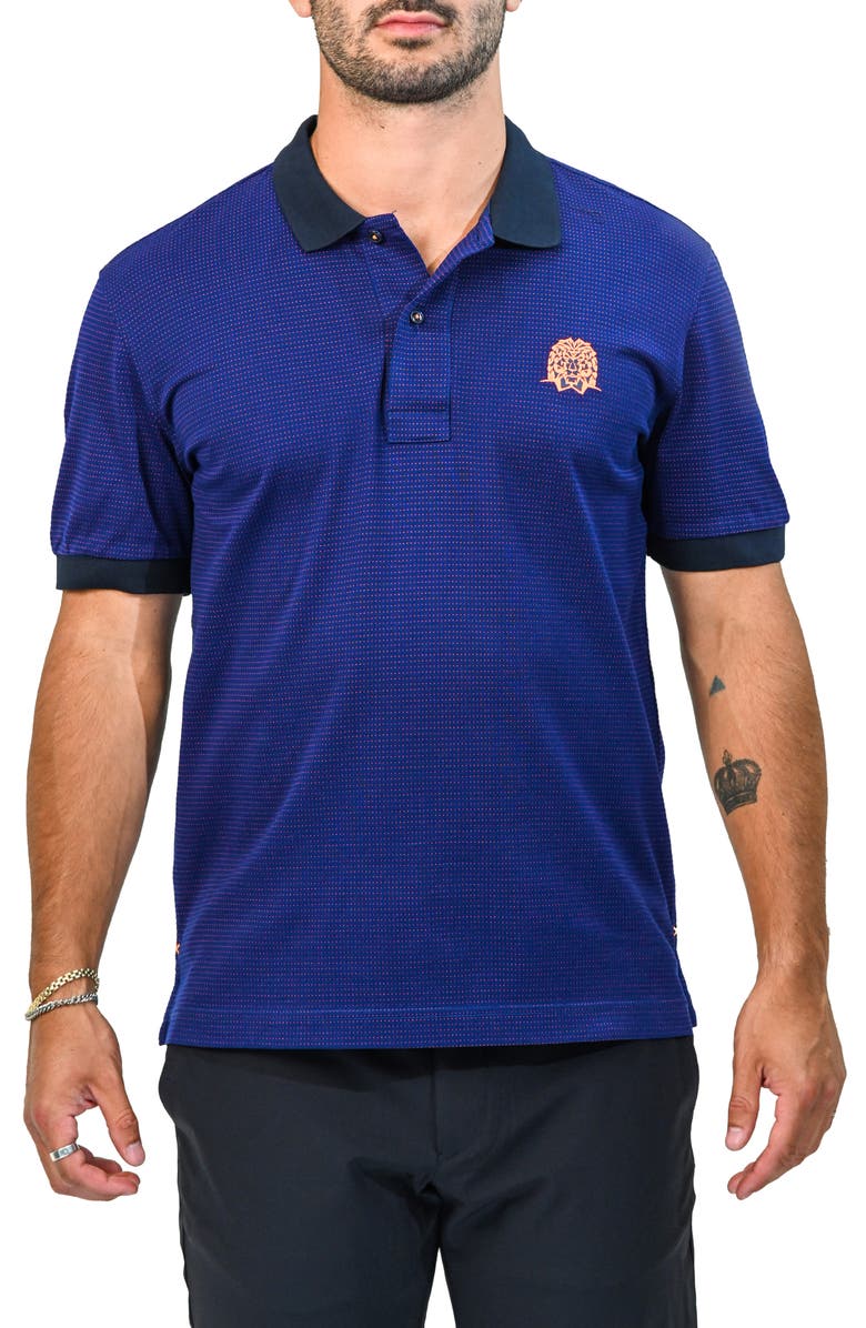 Maceoo Mozart Dot Polo, Main, color, Blue