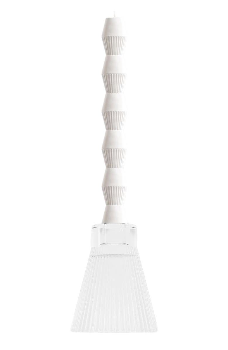 Ozaiz ZAI Geometric Pillar Candle, Main, color, Clear