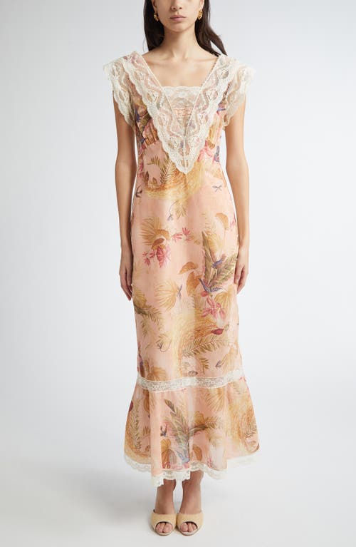 Zimmermann Ascension Floral Cotton Midi Dress