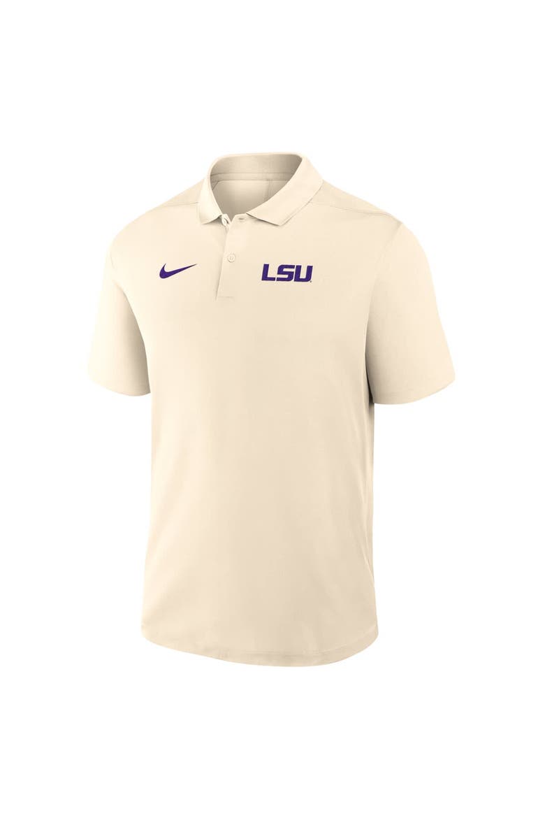 Men's Nike Tan LSU Tigers Primary Logo Victory Performance Polo, Alternate, color, Tan