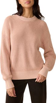 Faherty Sunwashed Organic Cotton Fisherman Sweater