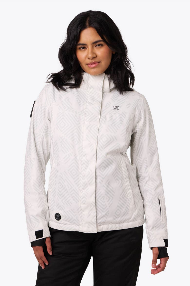 Denali Women's Heated Waterproof Snow Jacket, Main, color, Geo