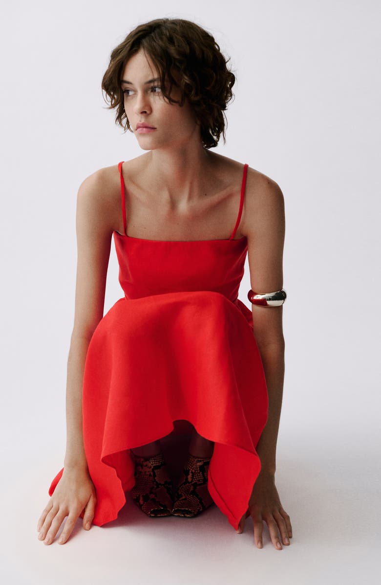 Linen Blend Dress