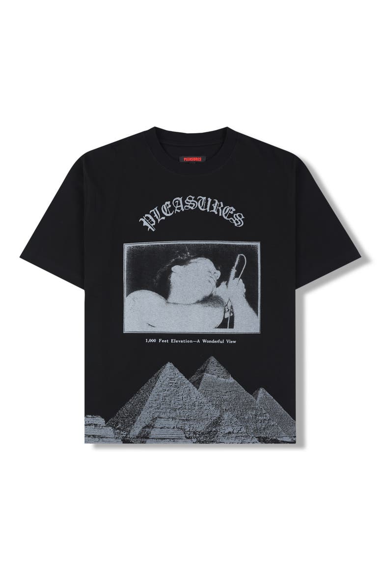 Elevation Heavyweight Cotton Graphic T-Shirt, Alternate, color, BLACK
