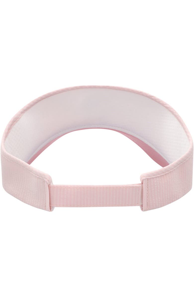 PUMA Women's Puma Pink Arnold Palmer Invitational Seersucker Adjustable Visor, Alternate, color, Pink