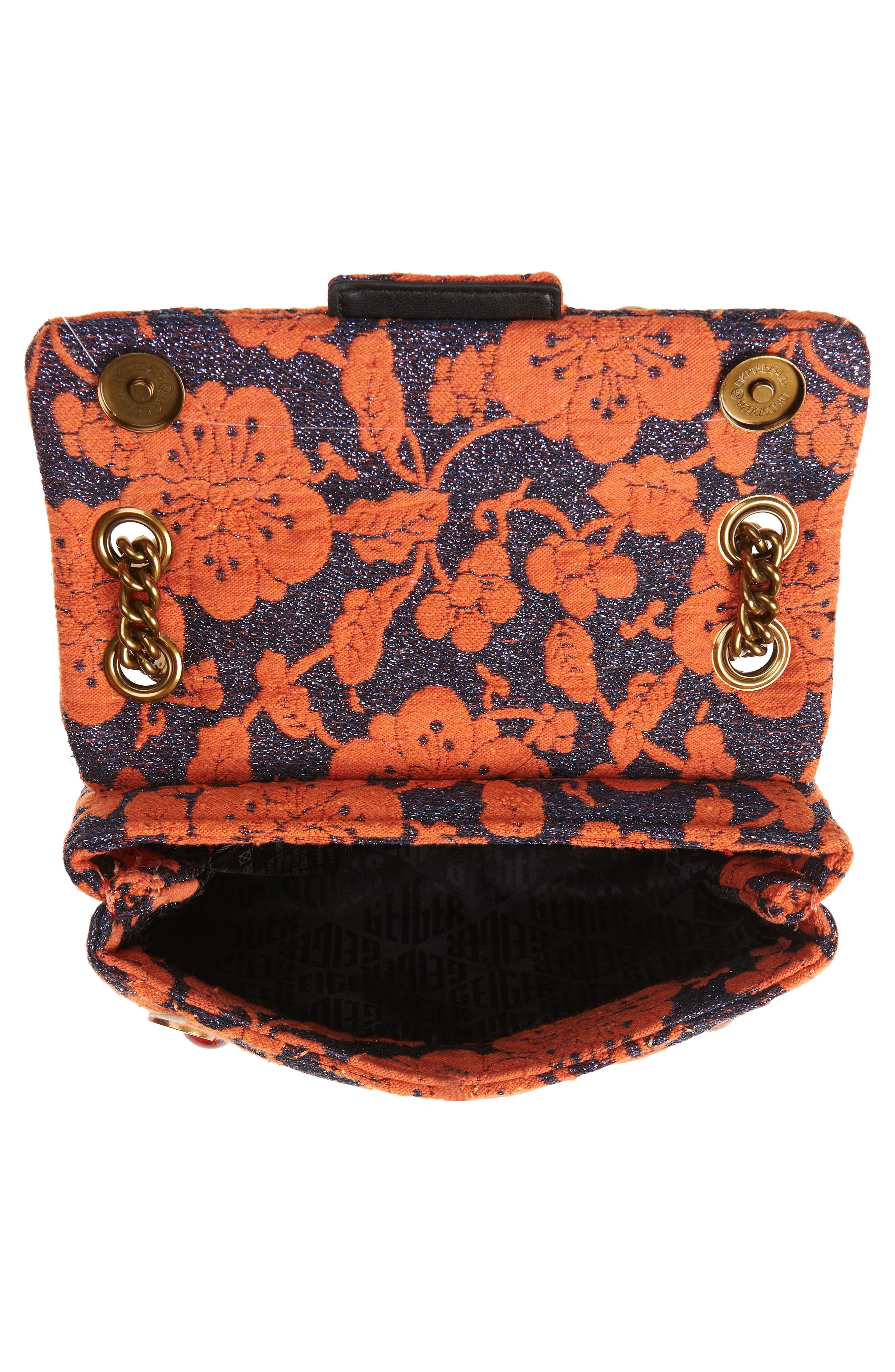 Kurt Geiger London Mini Kensington Brocade Crossbody Bag, Alternate, color, 