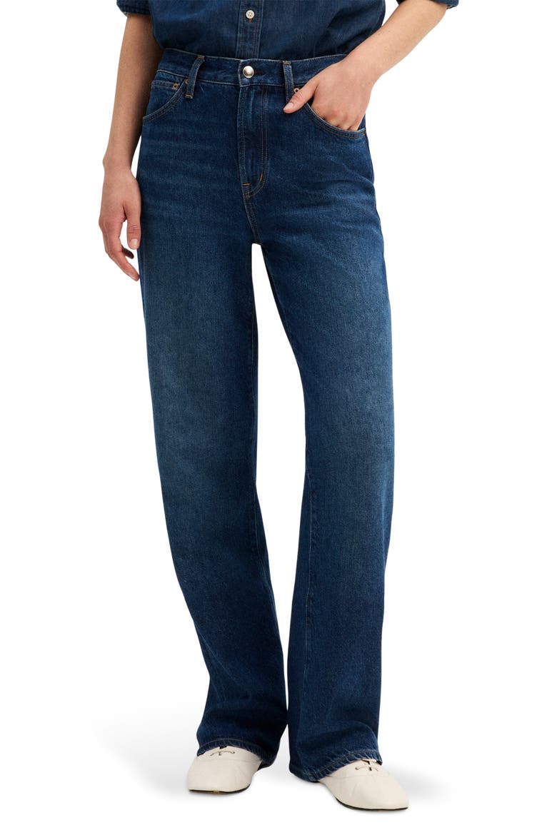 The Perfect Wide Leg Airy Denim Jeans, Main, color, BEDFORD WASH