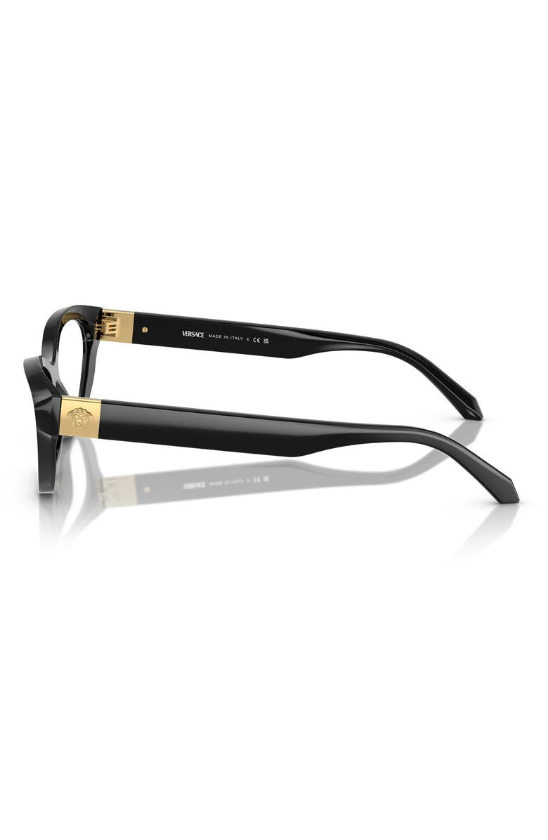 Versace 53mm Cat Eye Optical Glasses, Alternate, color, 