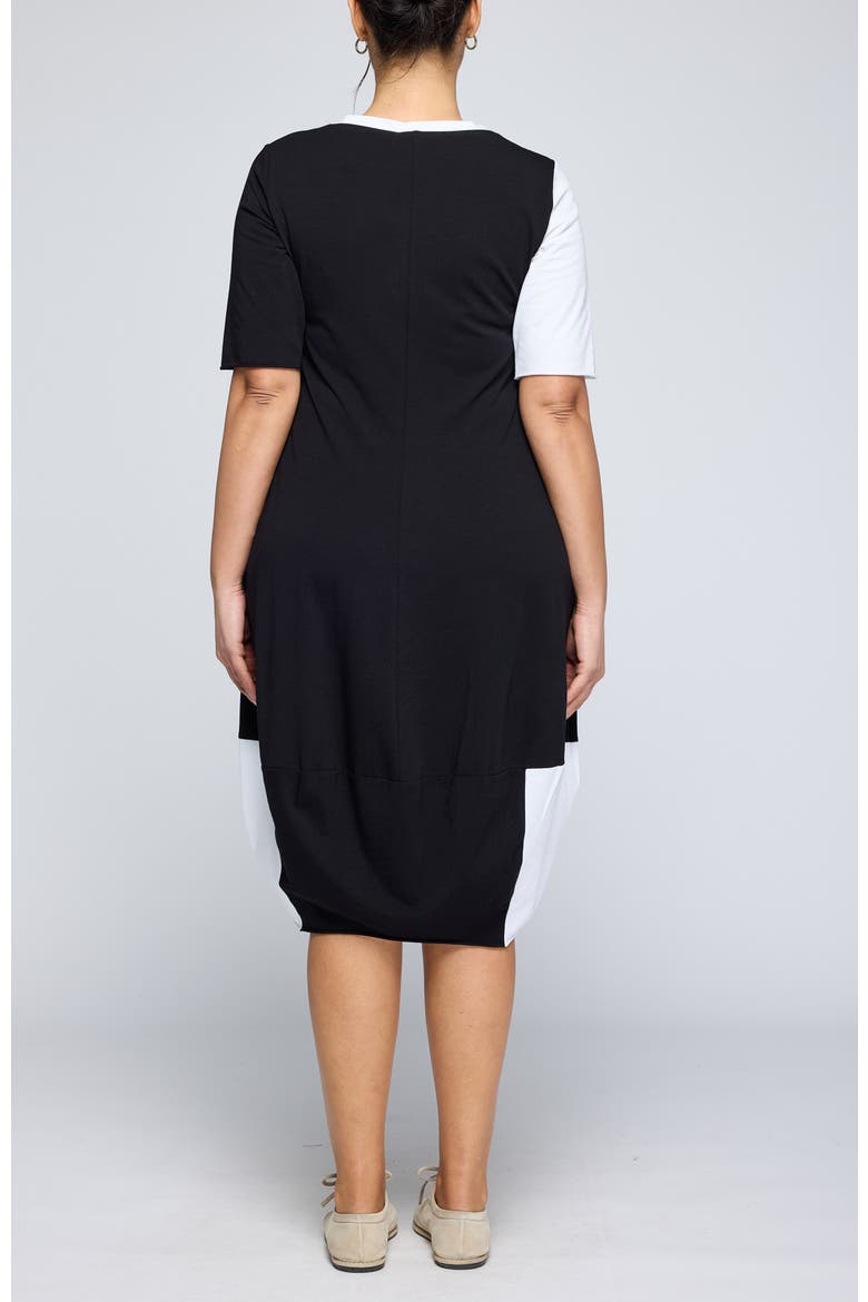 Slyph Two-Color Cotton Jersey Dress, Alternate, color, Original