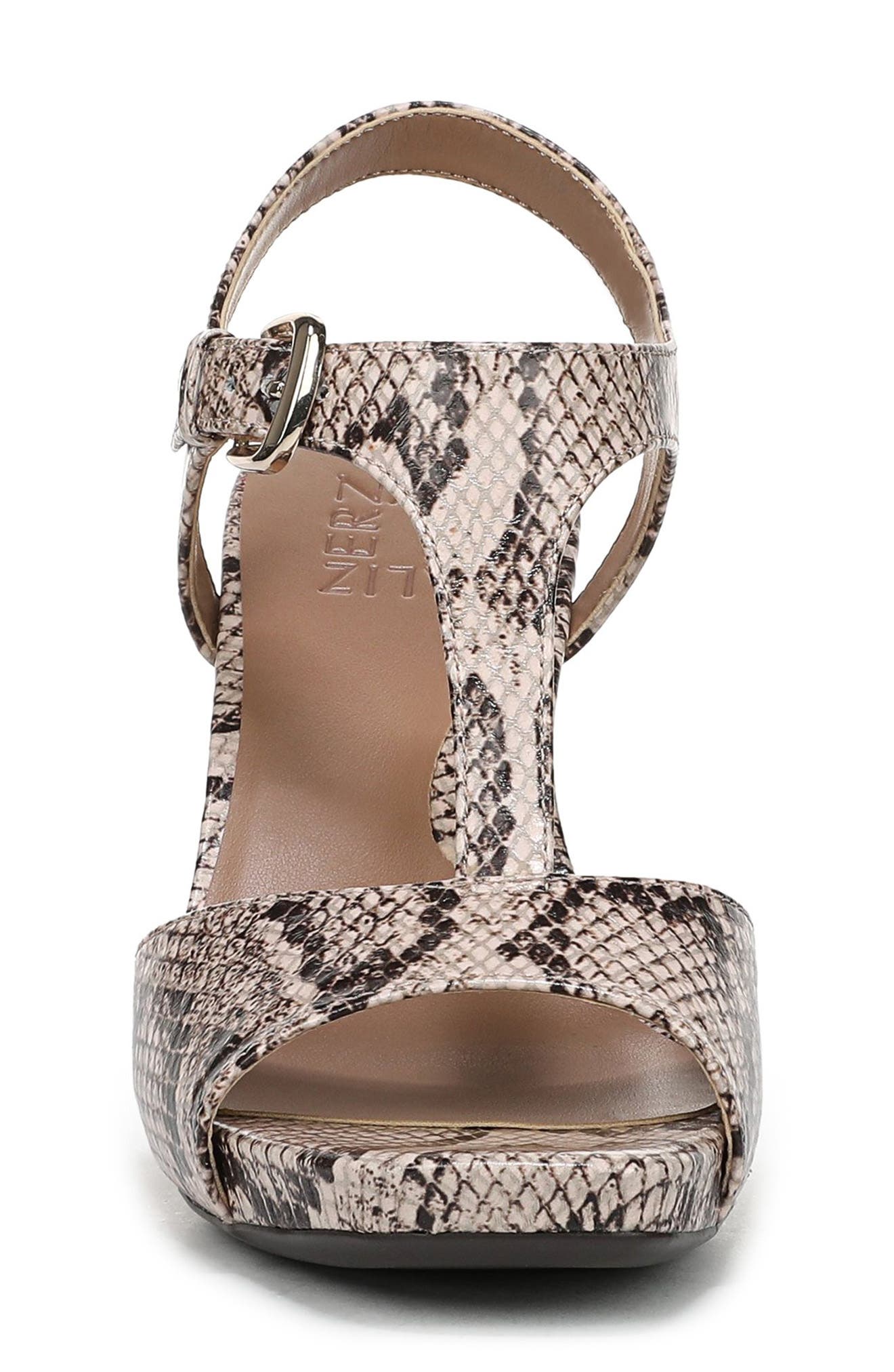 Naturalizer Marlowe T-Strap Sandal, Alternate, color, Beige Multi