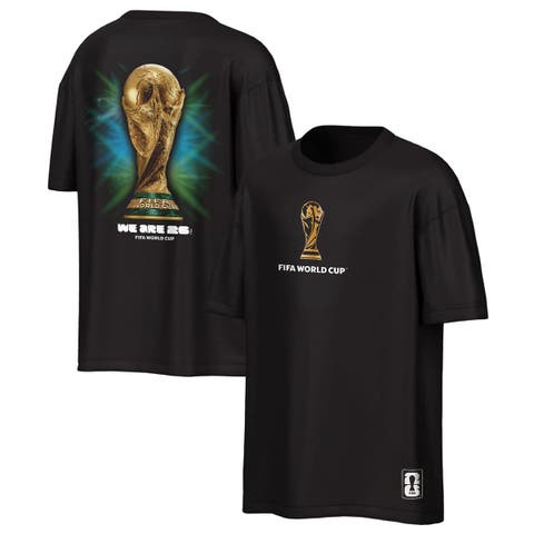 Men's Outerstuff Black 2026 FIFA World Cup Trophy Oversized T-Shirt