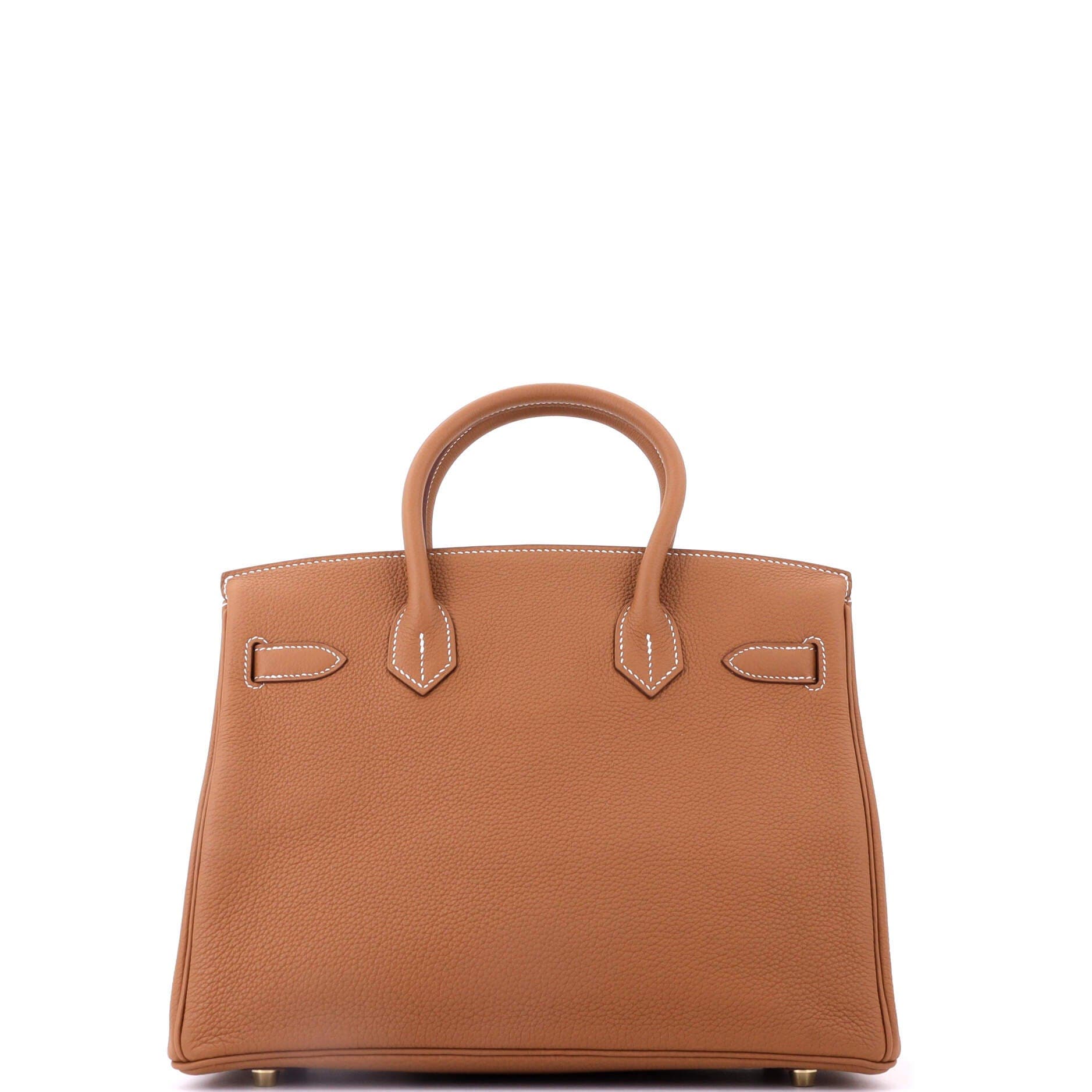 Birkin Handbag Brown Togo with Gold Hardware 30, Alternate, color, Metallic Gold