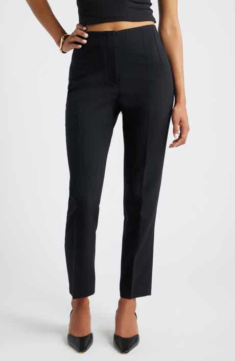 Icon Twill High Waist Cigarette Pants