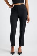 Open Edit Icon High Waist Ankle Cigarette Pants