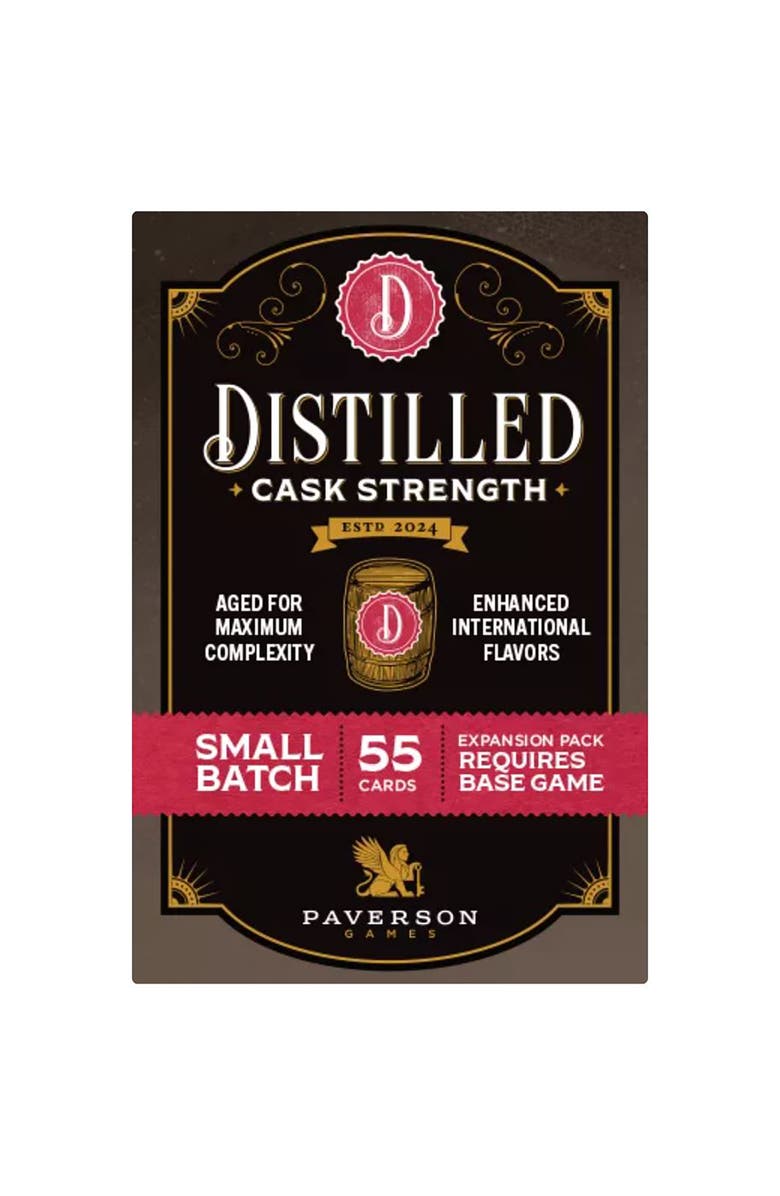 Paverson Games Distilled Cask Strength 55 Card Mini Expansion, Ages 14+, Alternate, color,