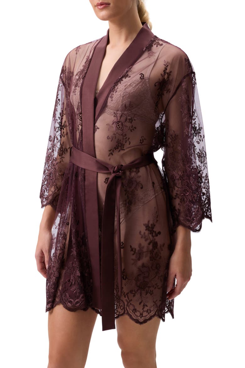 Darling Lace Wrap, Alternate, color, TRUFFLE