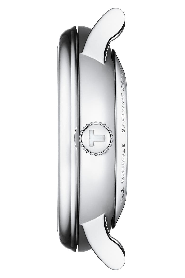 Carson Auto Bracelet Watch, 30mm, Alternate, color, SILVER
