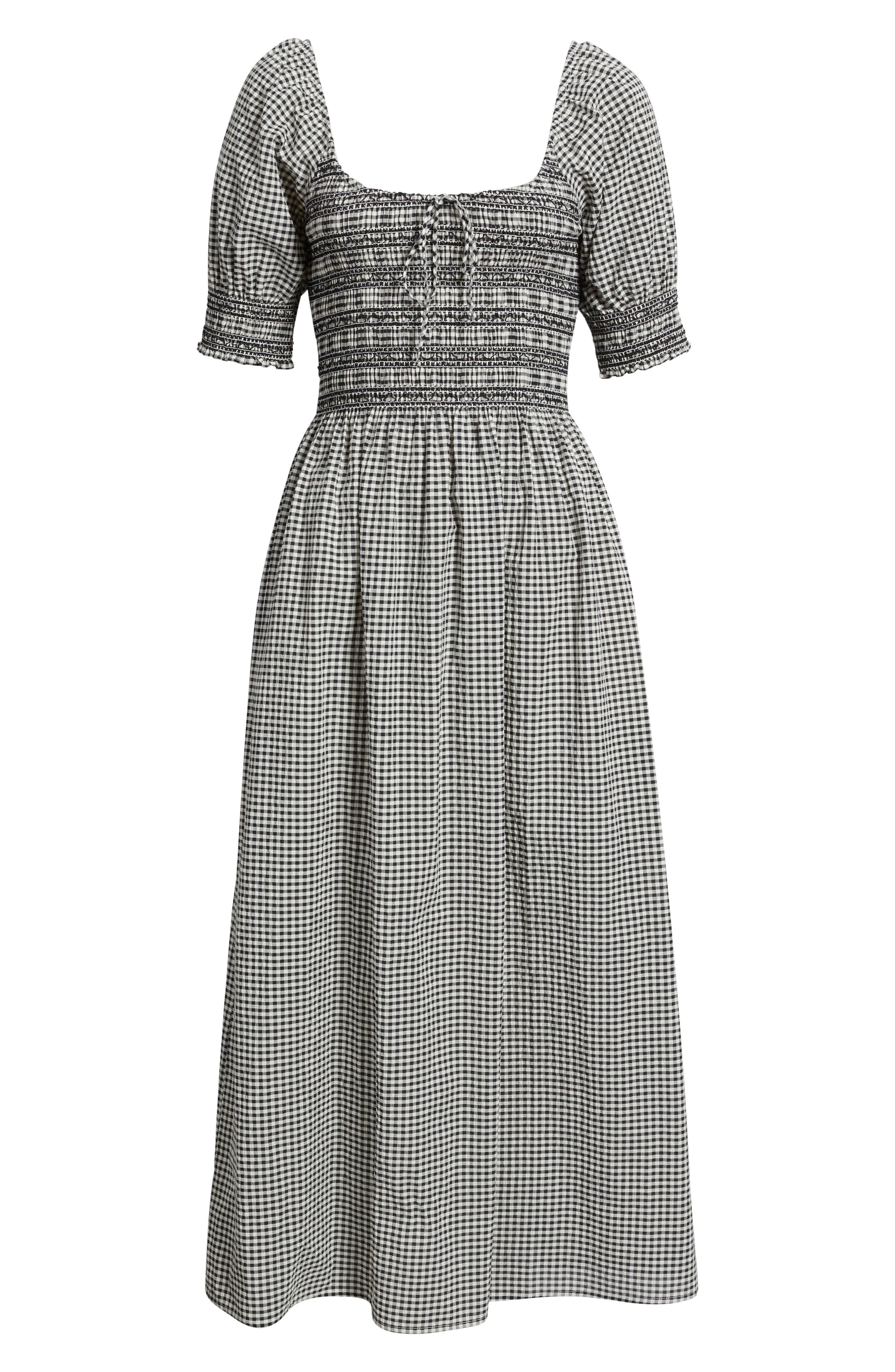 The Madeline Smocked Puff Sleeve Maxi Dress (Women) | Nordstrom