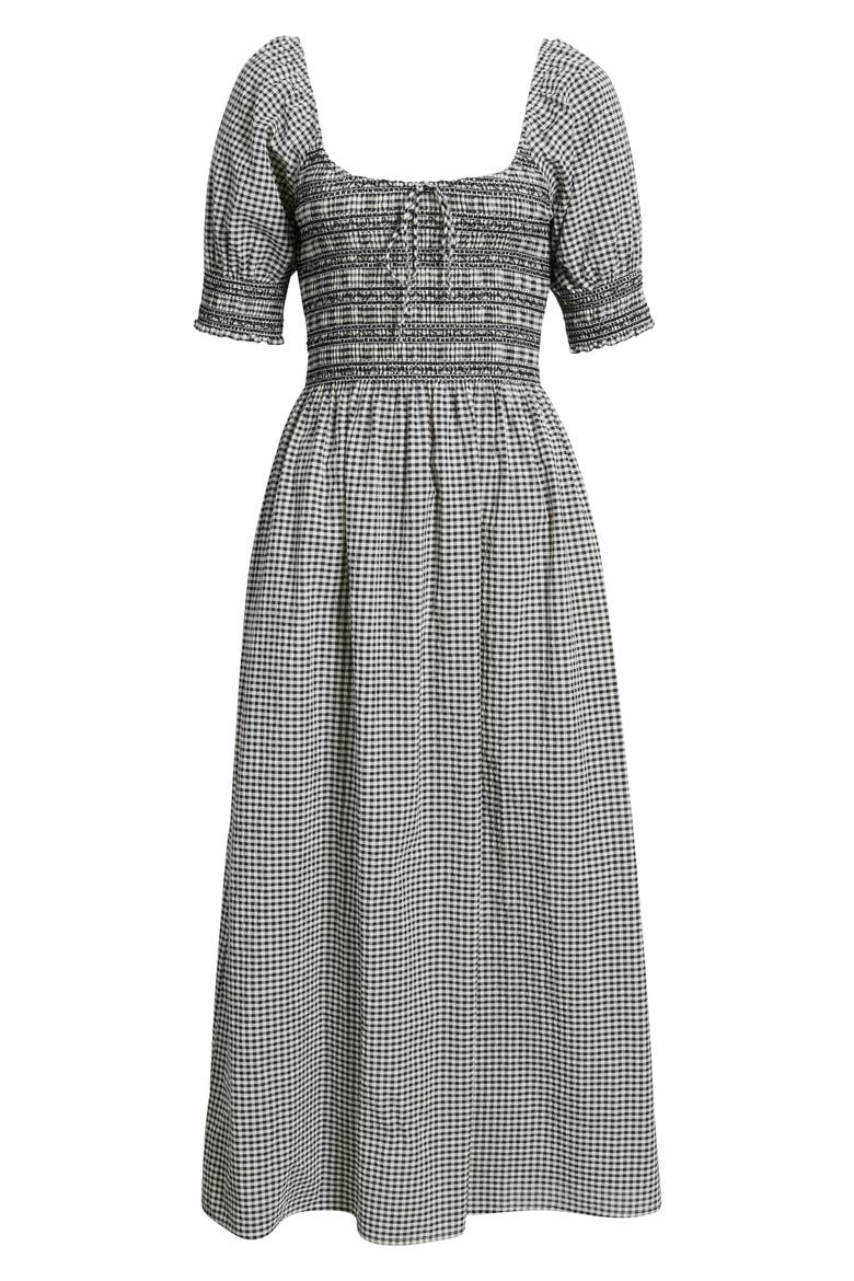 The Madeline Smocked Puff Sleeve Maxi Dress (Women) | Nordstrom