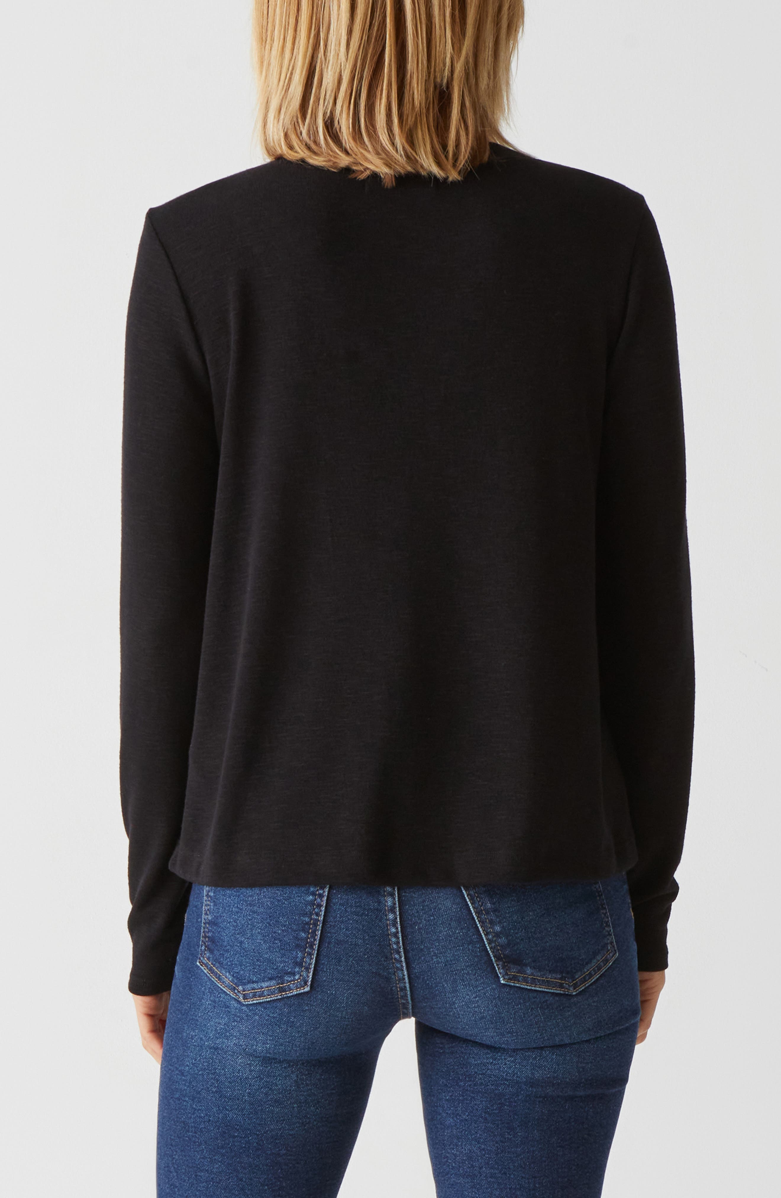 Bebe Lace Trim Relaxed Top - image 2