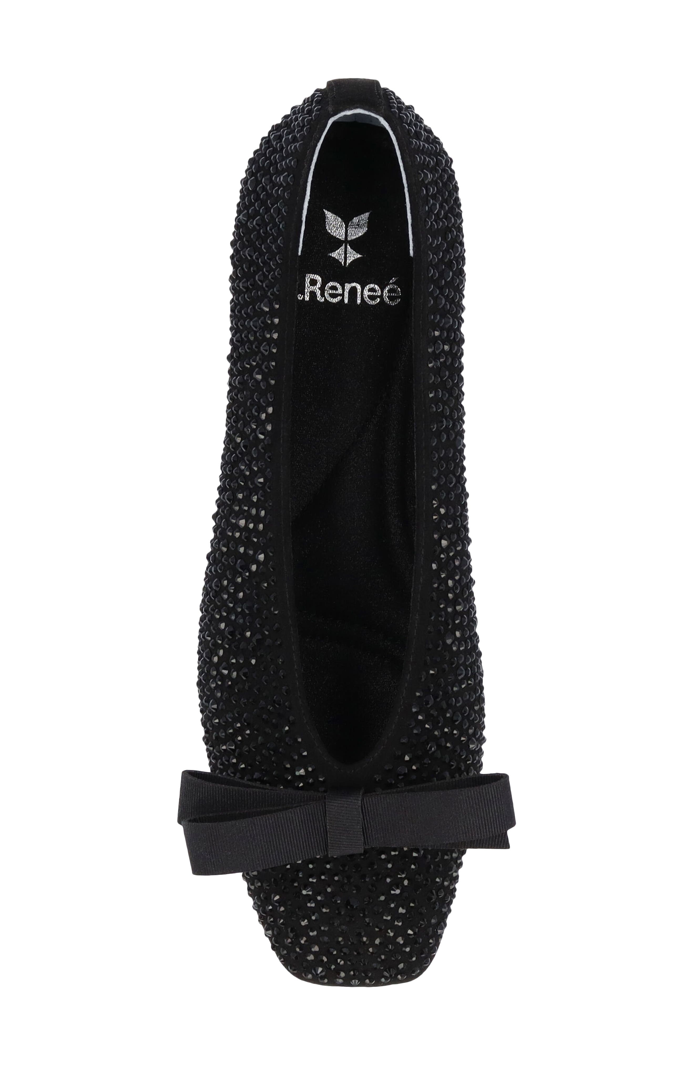 J. Reneé Fentan Ballet Flat, Alternate, color, Black