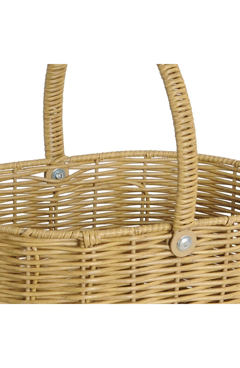 Kaplan Early Learning Company Wicker Storage Basket - Set of 2, Alternate, color, Brown