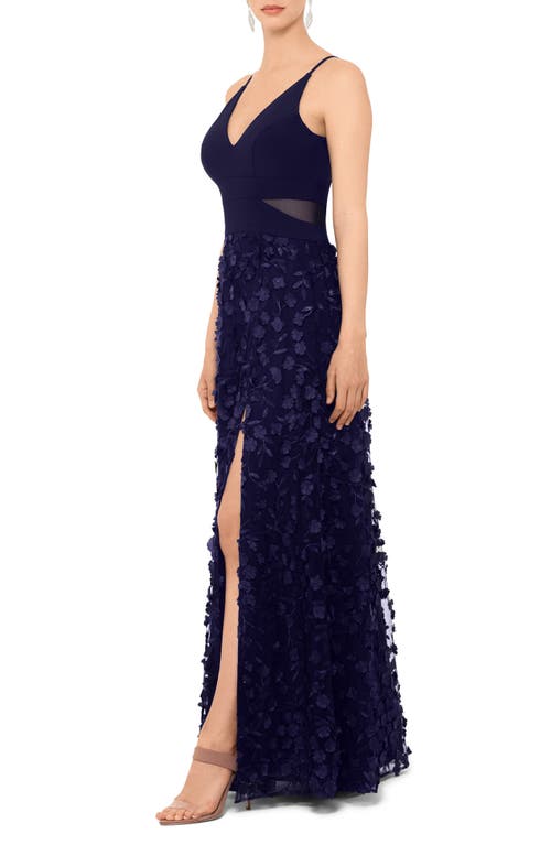 Xscape Evenings Xscape Floral Appliqué Gown
