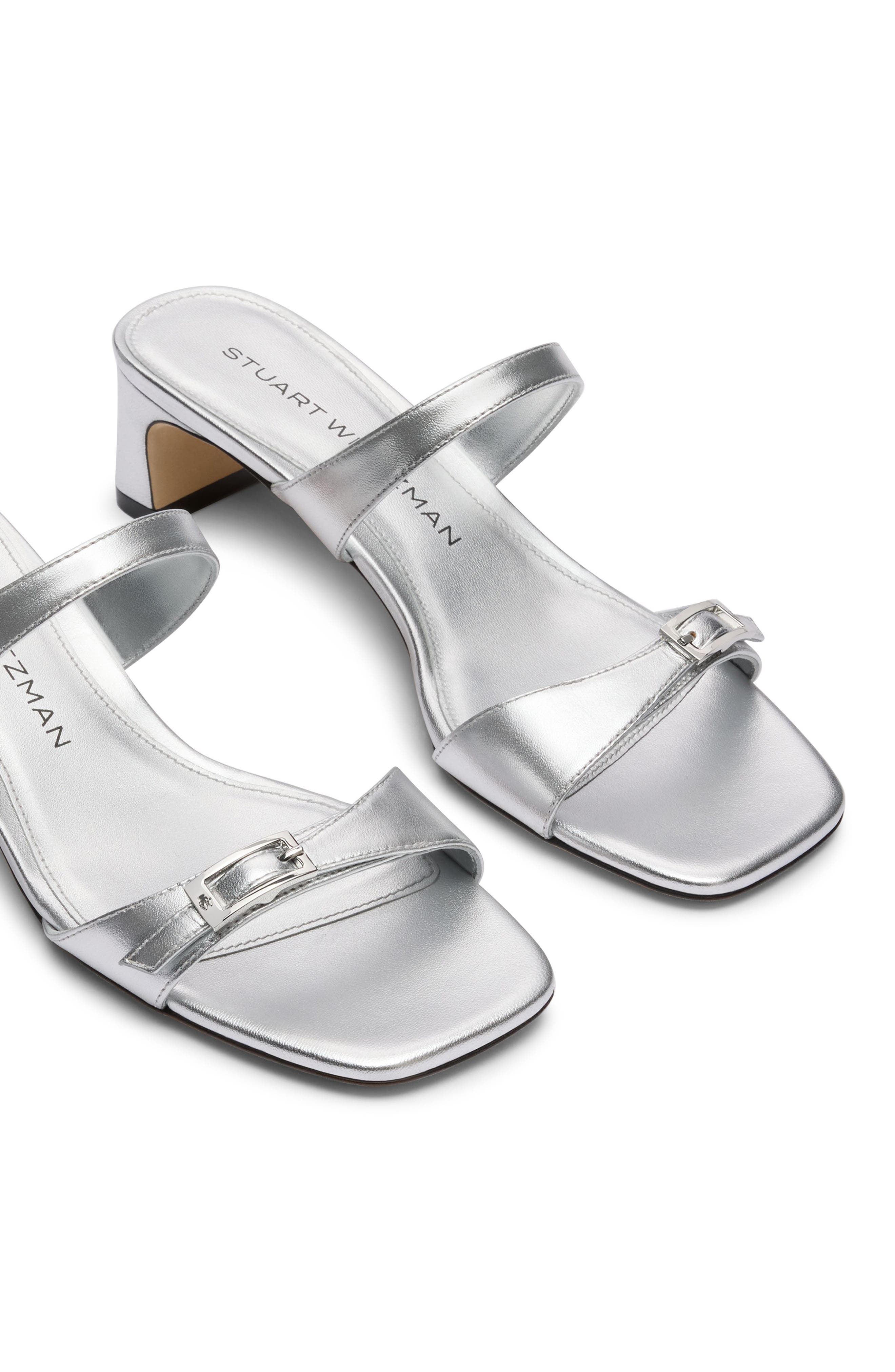 Baby Babette Slide Sandal, Alternate, color, SILVER