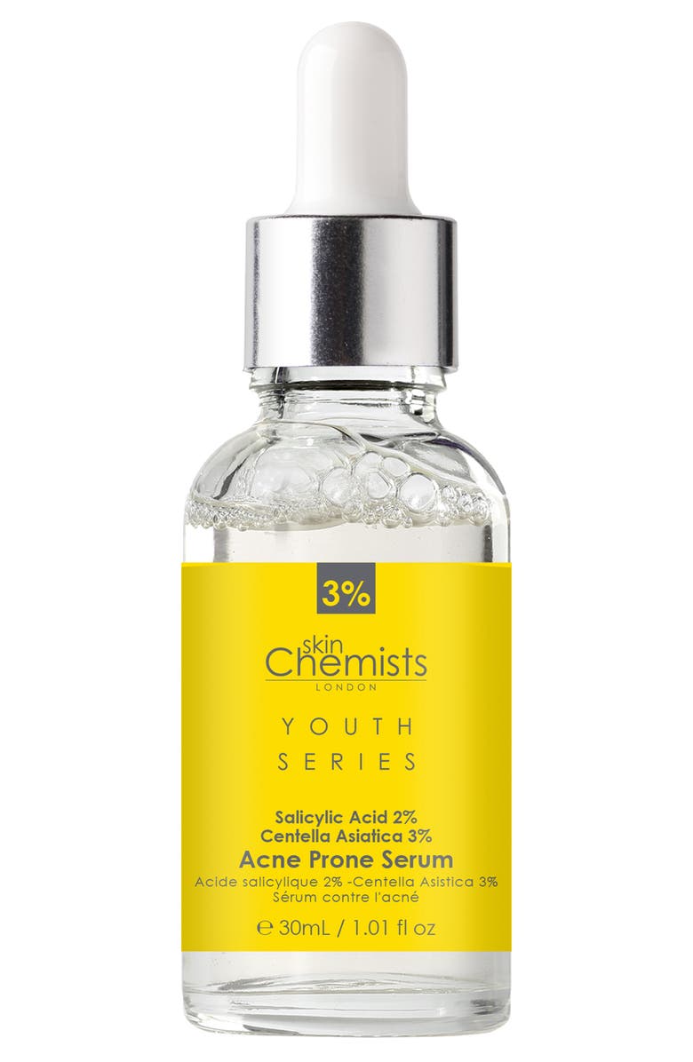 SKINCHEMISTS Salicylic Acid & Centella Asiatica Facial Serum 30ml for Acne Prone Skin, Alternate, color,