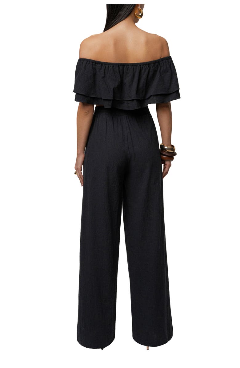 JLUXLABEL Marina Two-Piece Pant Set, Alternate, color, Black