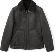 MANGO Reversible Faux Leather
Shearling Jacket