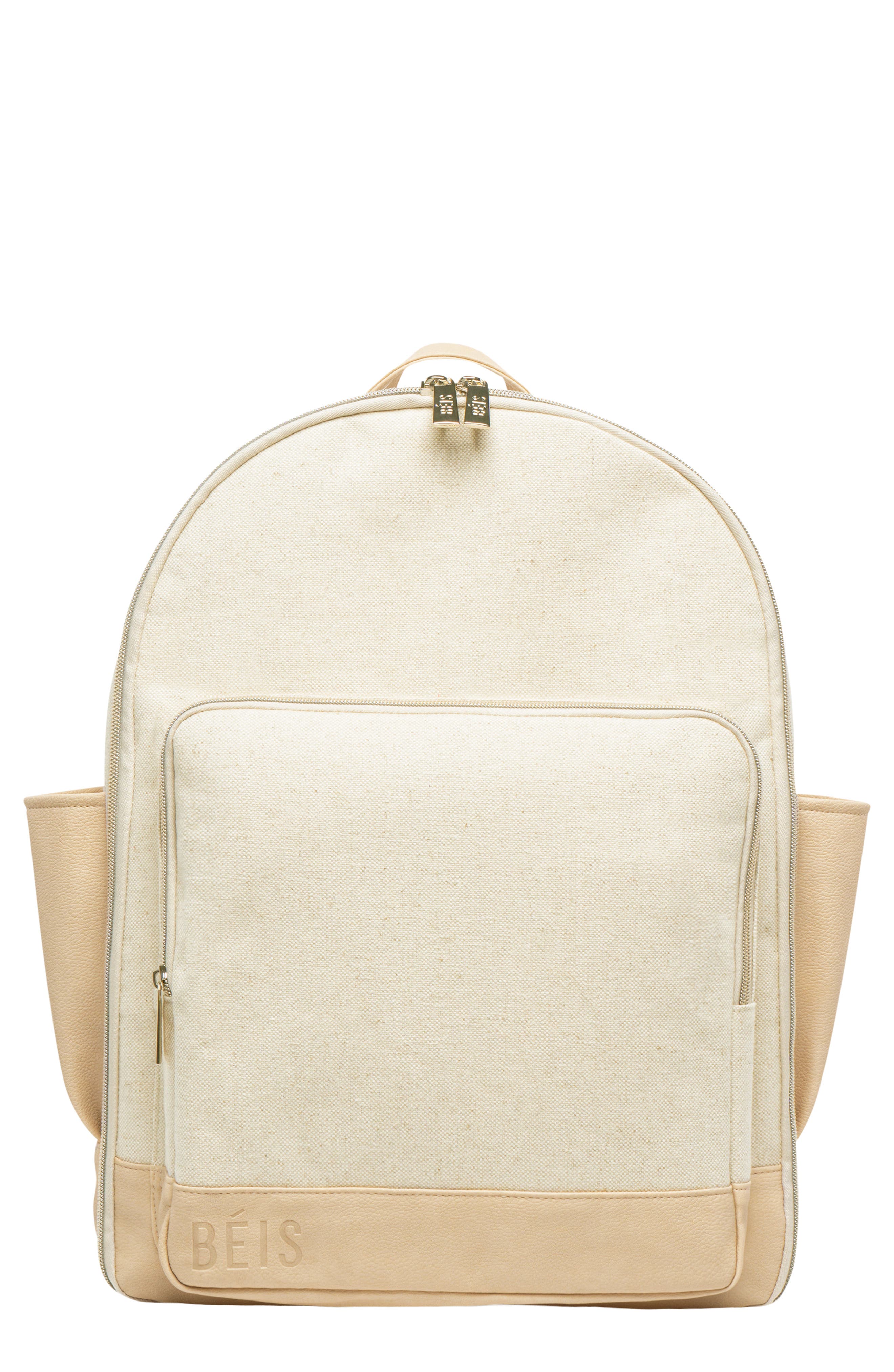 Travel Multi Function Travel Backpack, Main, color, BEIGE