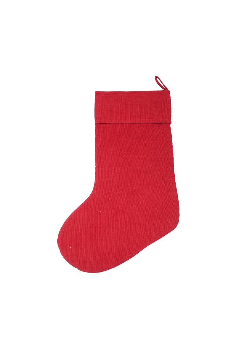 carol & frank Elliot Ruby Stocking, Alternate, color, Red
