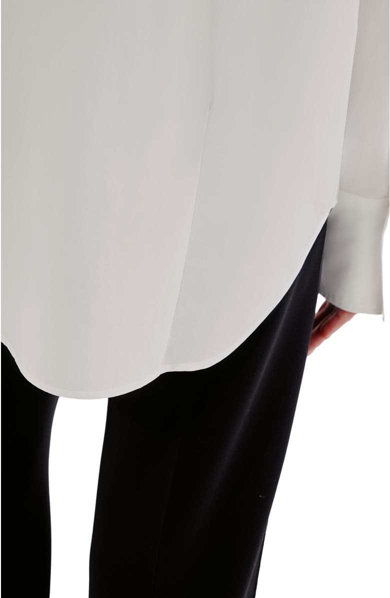 Another Tomorrow OVERSIZED MENS SHIRT, Alternate, color, White