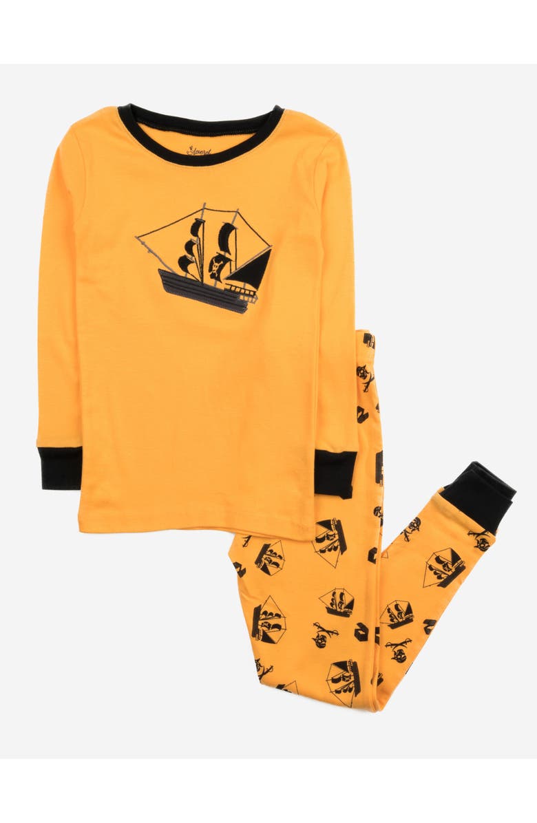 Leveret Kids Cotton Two-Piece Printed Pajamas, Animals & Characters, Main, color, Pirate