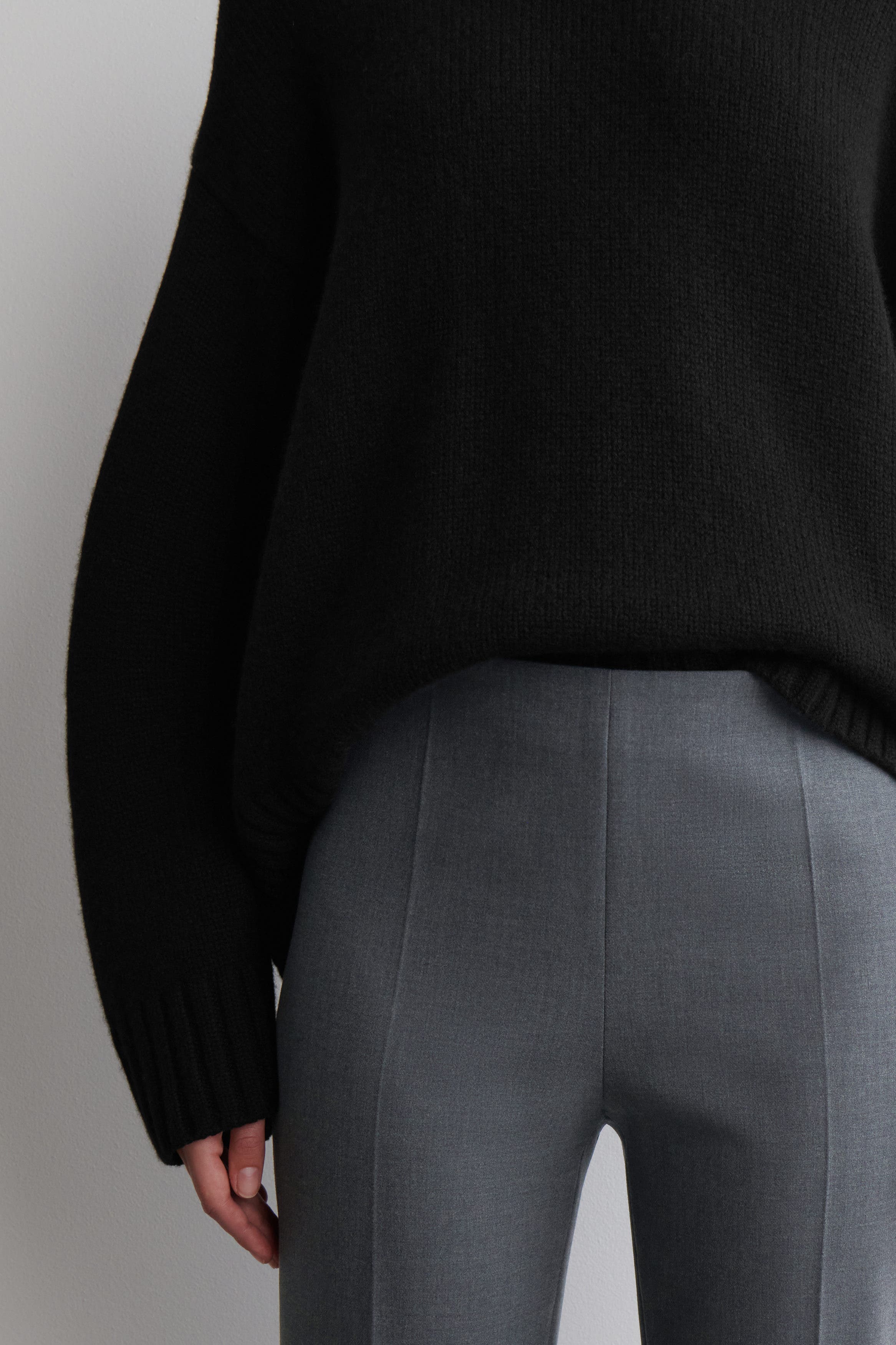 Cropped Slim-Leg Pants - image 2