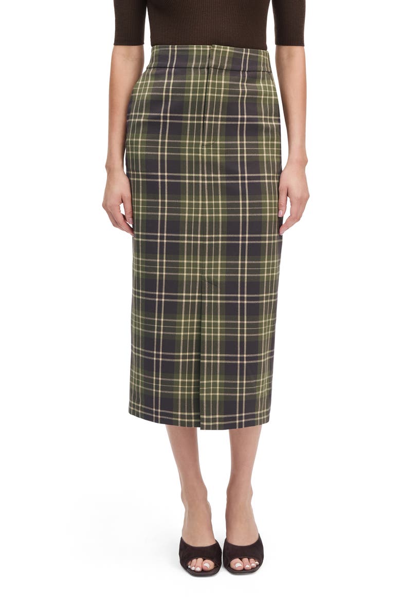 The Meyer Plaid Midi Skirt, Main, color, COUNTRYSIDE PLAID