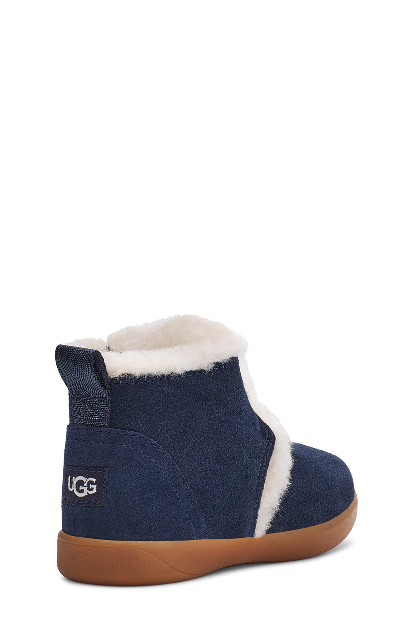 Daden Bootie, Alternate, color, NAVY SUEDE