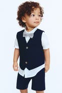 H&M 4-piece linen-blend dressy set