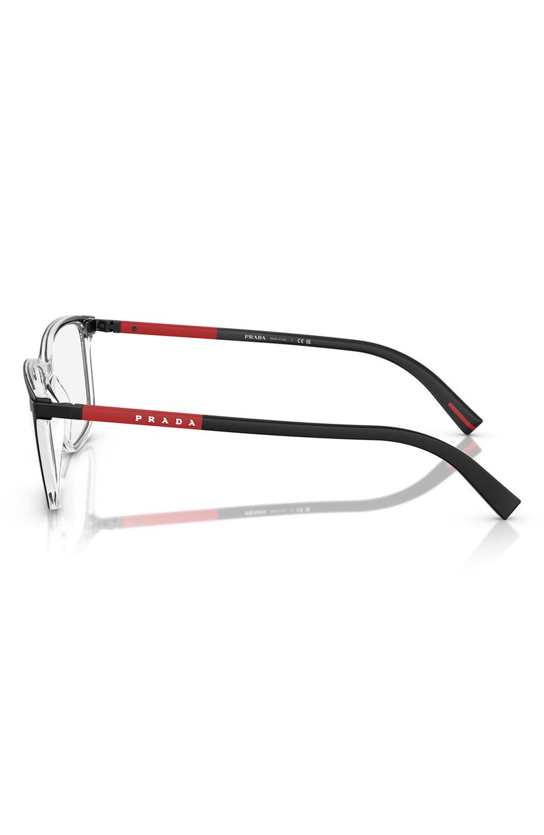 Prada Linea Rossa 56mm Pillow Optical Glasses, Alternate, color, 