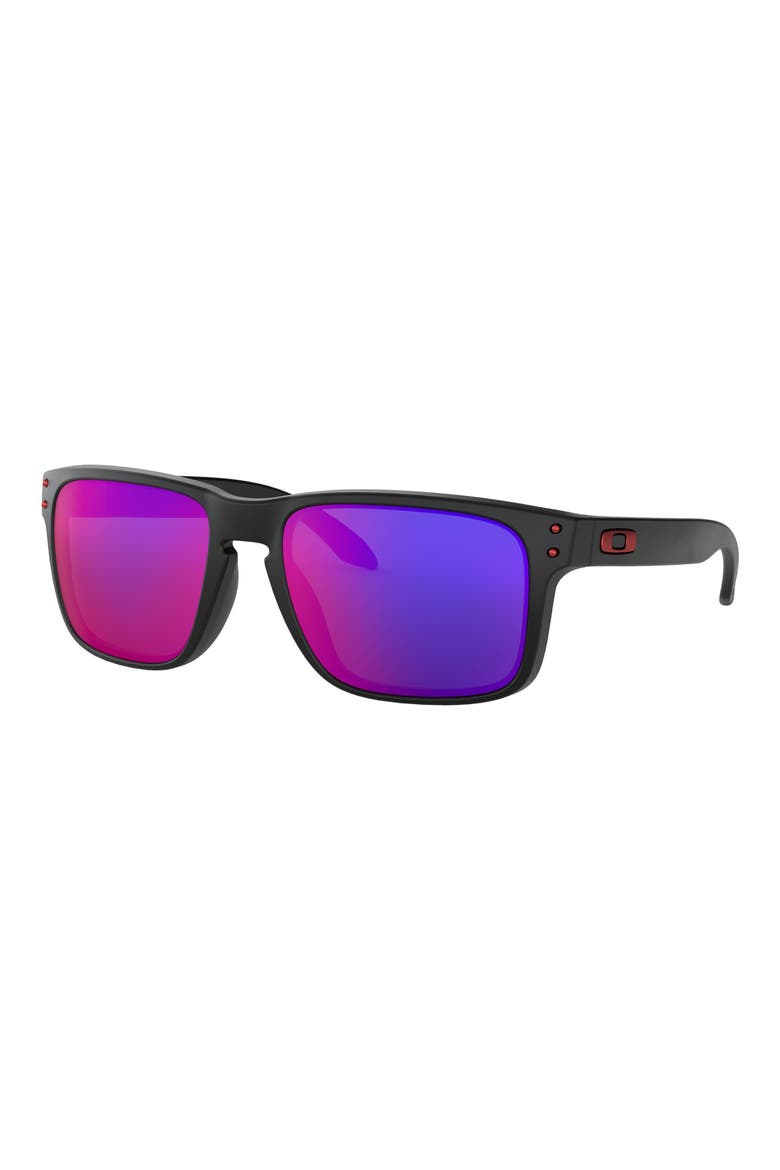 'Holbrook' 55mm Sunglasses, Alternate, color, MATTE BLACK