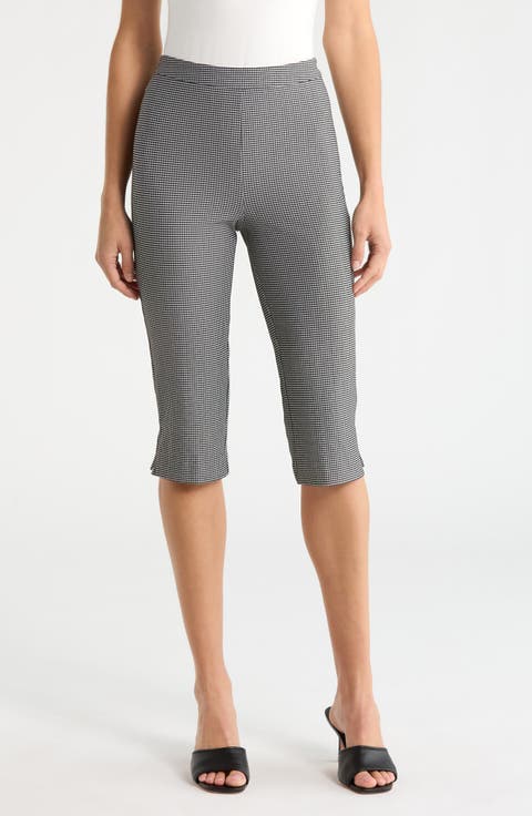 Brecklynn Gingham Capri Pants
