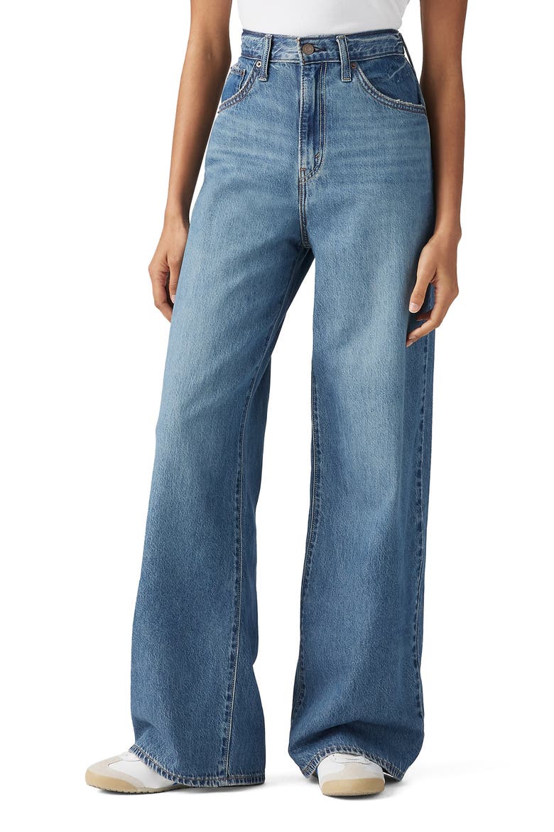 Cinch Baggy Wide Leg Jeans, Main, color, CHASING DREAMS