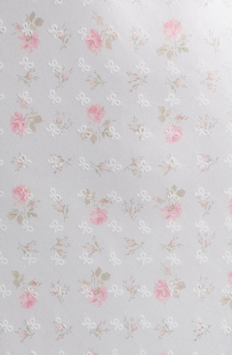 LoveShackFancy Theodore Floral Maxi Slipdress, Alternate, color, Chapparal Blue