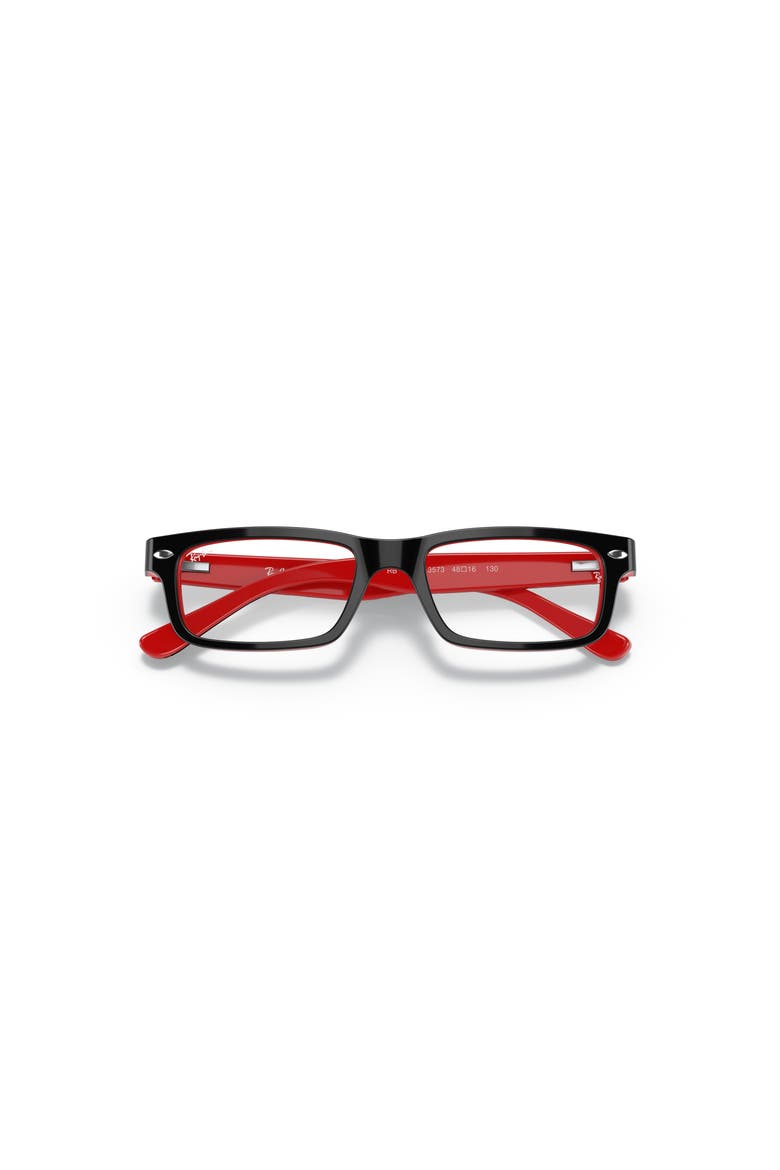 48mm Rectangle optical glasses, Alternate, color, Black