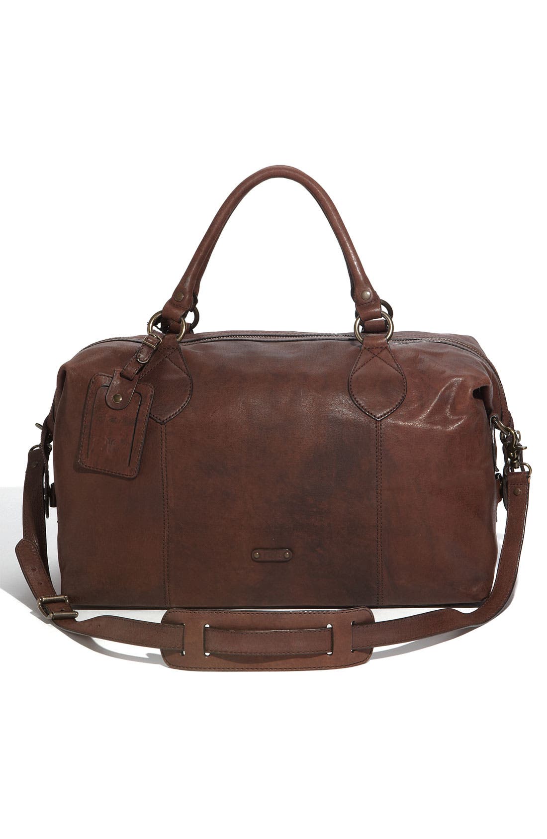 Frye 'Logan' Leather Overnight Bag, Alternate, color, 