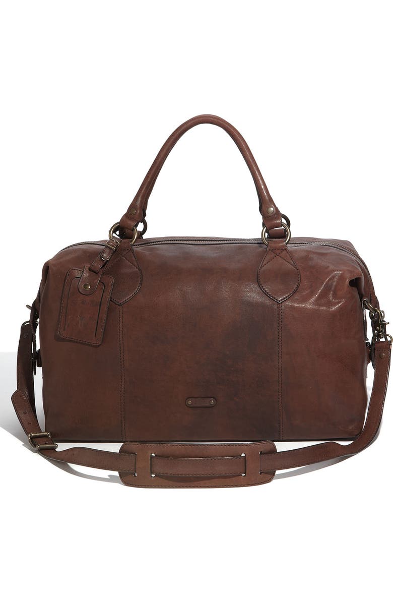 Frye 'Logan' Leather Overnight Bag, Alternate, color,